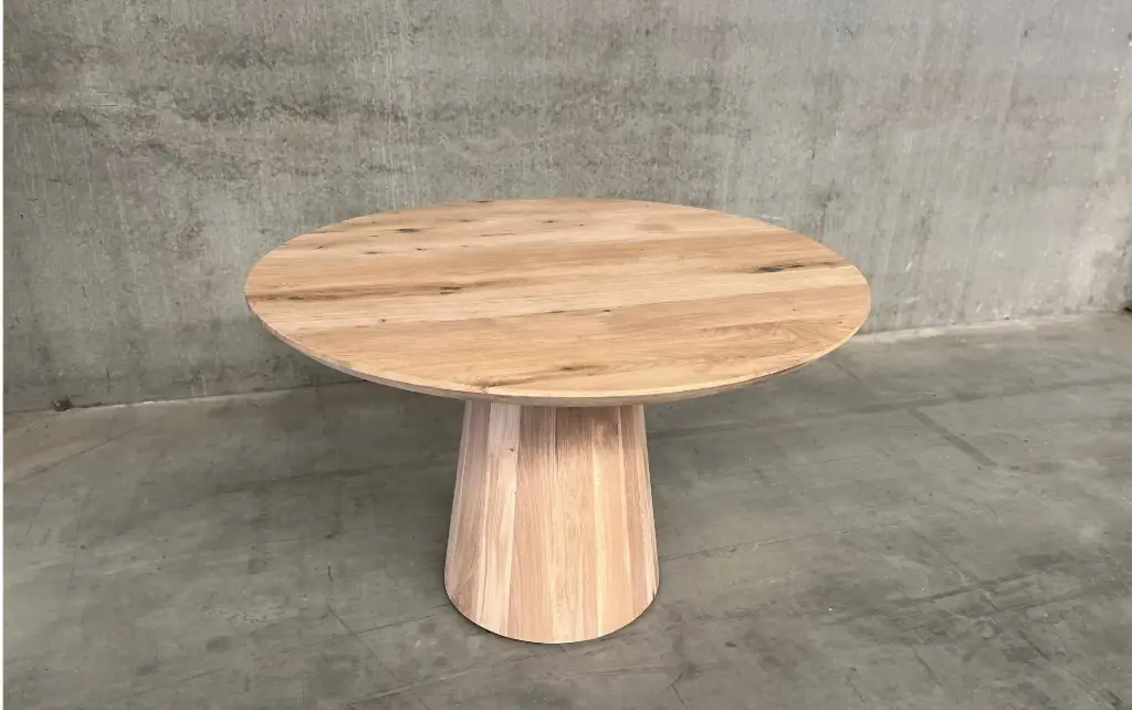 Ronde eiken tafel Liège